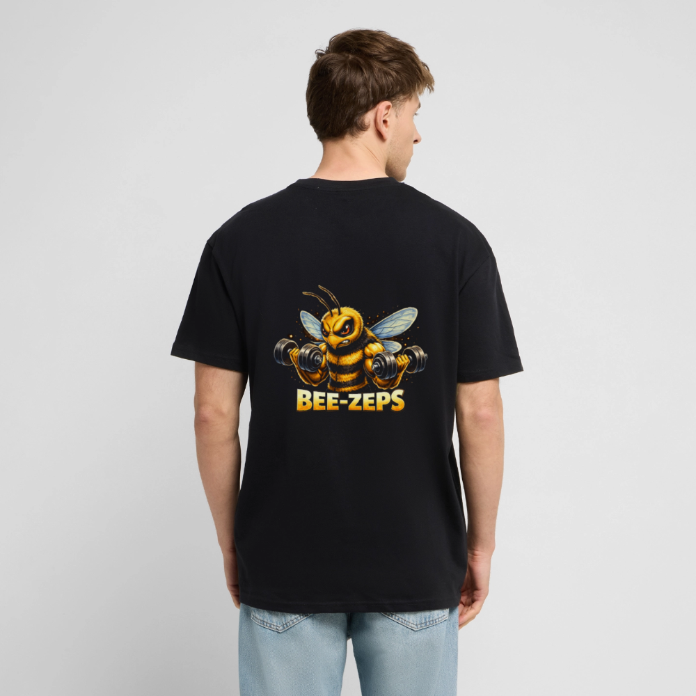Heavy Oversized T-Shirt bee - Schwarz