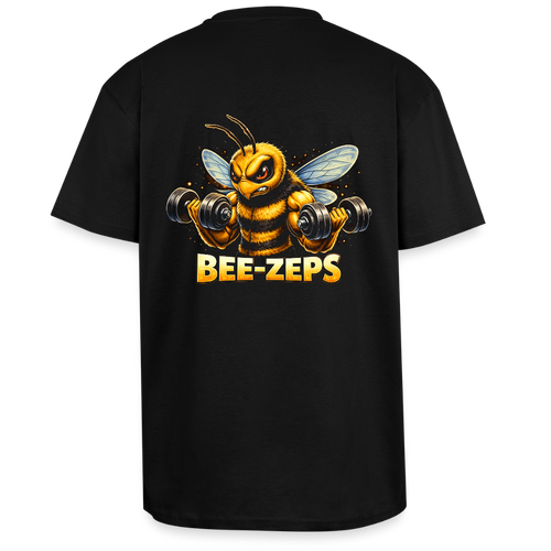 Heavy Oversized T-Shirt bee - Schwarz