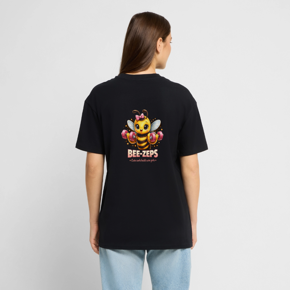 Heavy Oversized T-Shirt bee - Schwarz