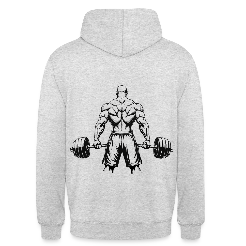 Unisex Hoodie - Hellgrau meliert