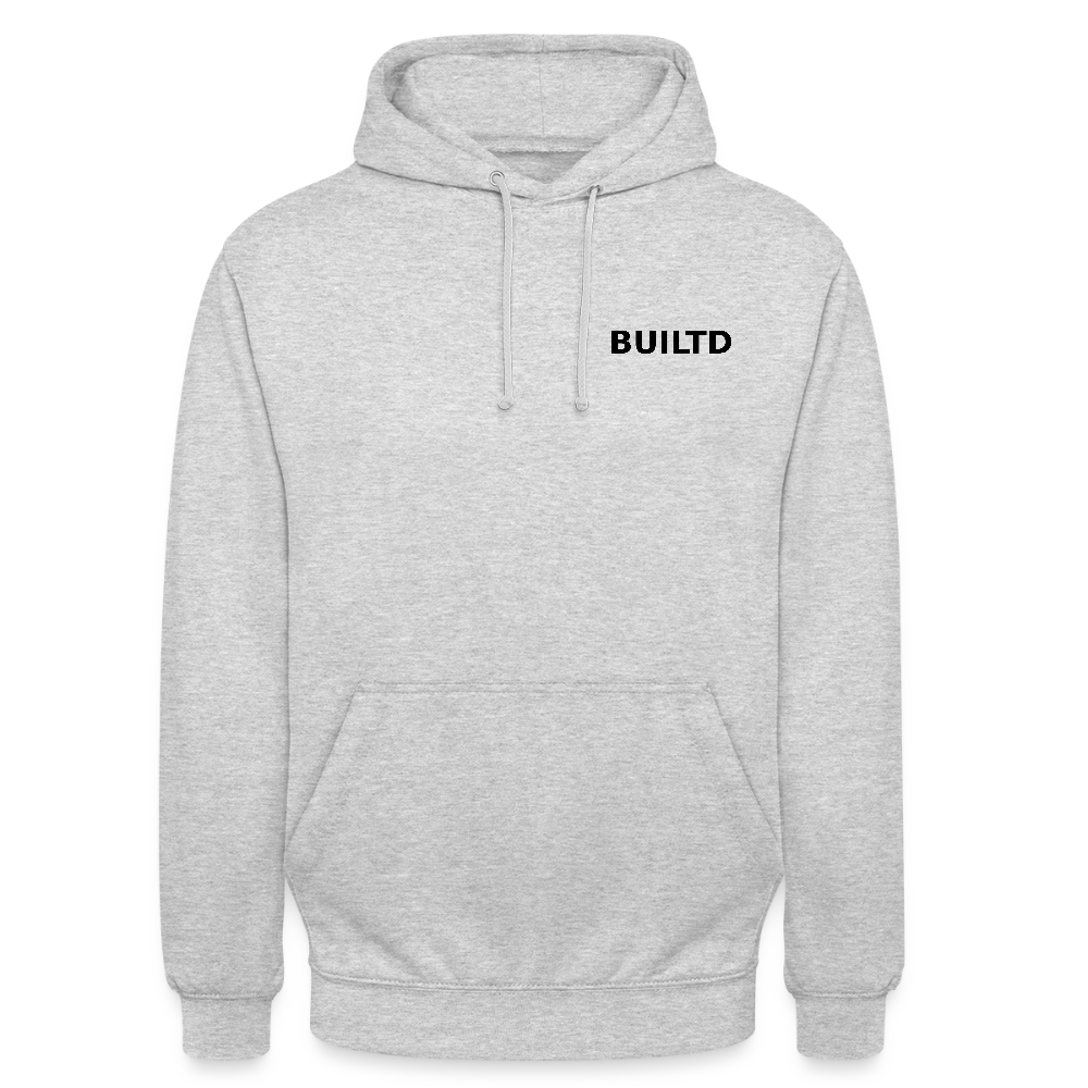 Unisex Hoodie - Hellgrau meliert