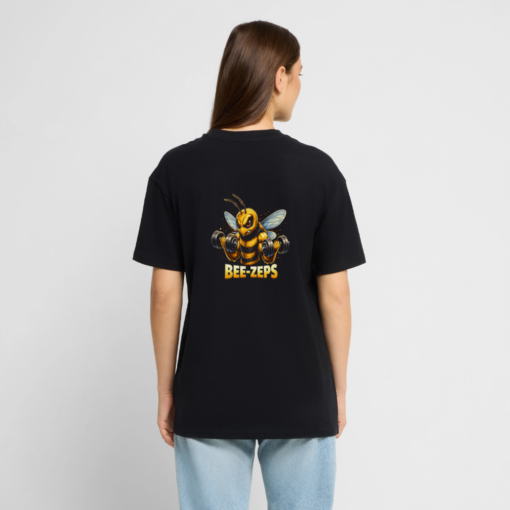 Heavy Oversized T-Shirt bee - Schwarz