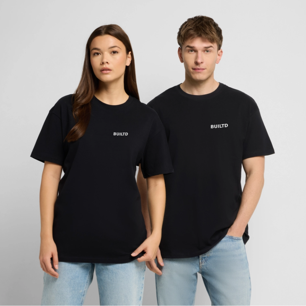 Heavy Oversized T-Shirt bee - Schwarz