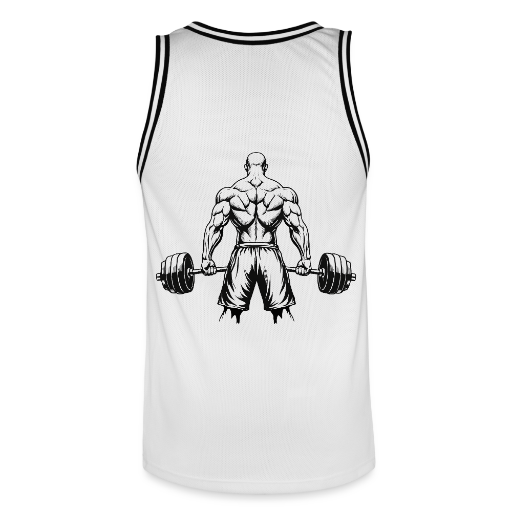 Männer Basketball-Trikot - Weiß/Schwarz